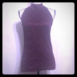 🌹Victoria Secret Laced High Halter Sz Med Purple
